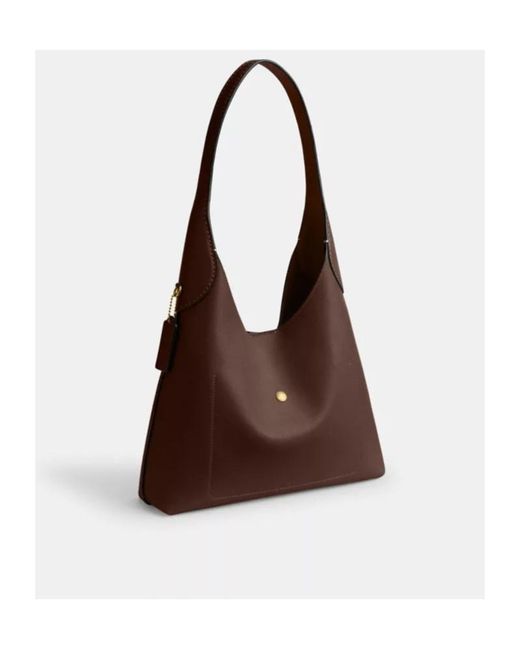 COACH Purple Brooklyn Shoulder Bag