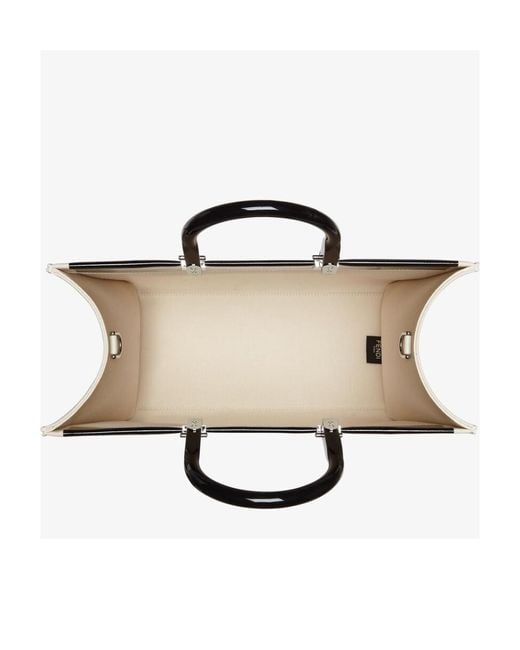 Fendi Black Sunshine Medium Tote Bag