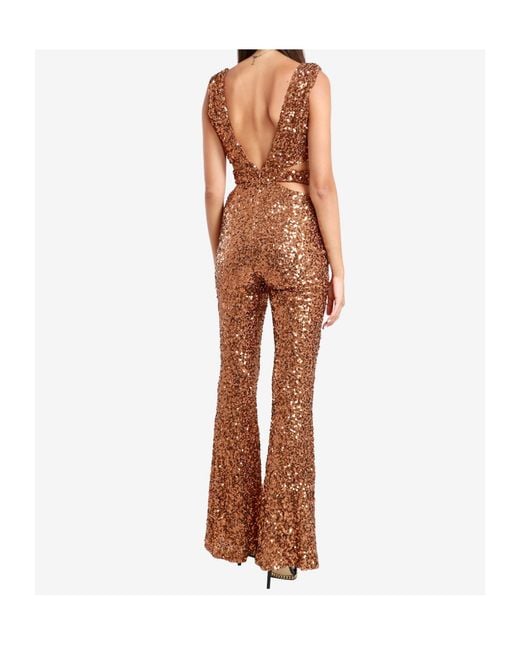 Aniye By Brown Sleeveless Jumpsuit