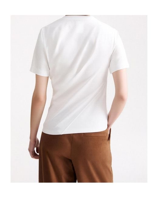 Marella White Asymmetric Hem T-Shirt