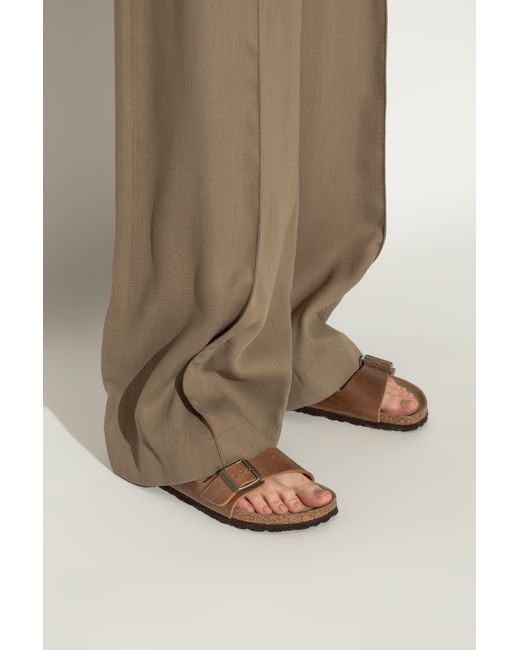 Birkenstock Brown Arizona Double Strap Slip-On Sandals