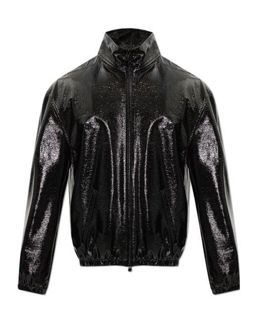 Courreges Black Long-Sleeved Casual Jacket for men