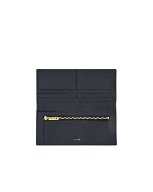 Ferragamo Black Ferragamo Logo Plaque Bi-Fold Wallet for men