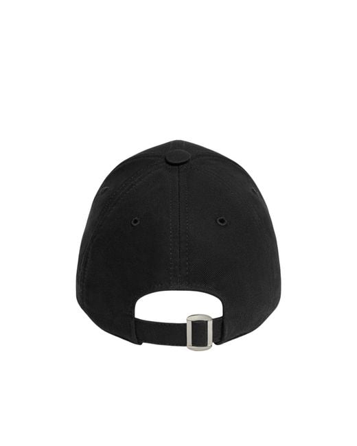 Courreges Black Ac Logo-Embroidered Cap for men