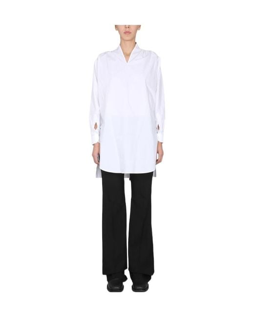 Raf Simons White Classic Tailored Shirt Top