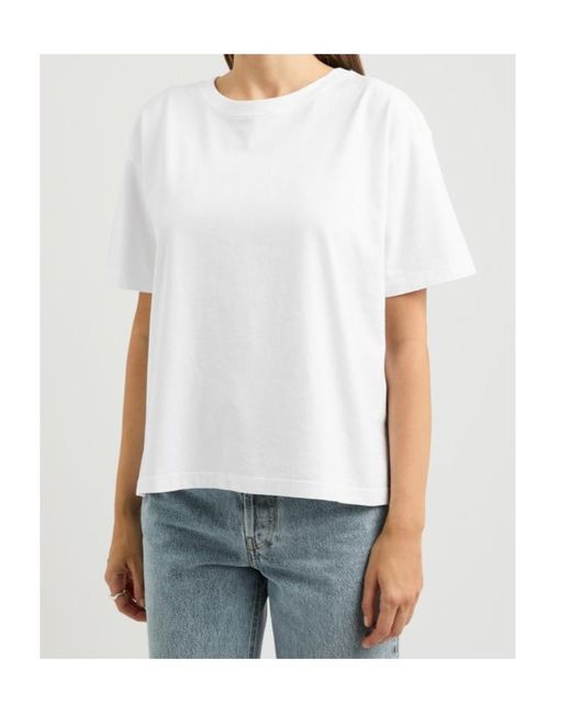 American Vintage White Short-Sleesleeved T-Shirt