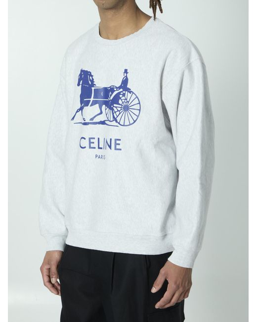 Céline White Sweatshirt for men