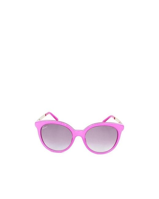 Gucci Purple Logo Details Sunglasses