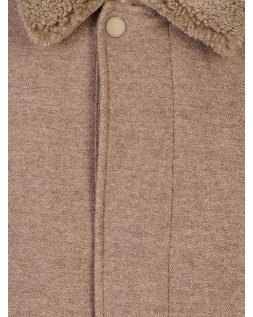 Canali Brown Long-Sleeve Jacket for men