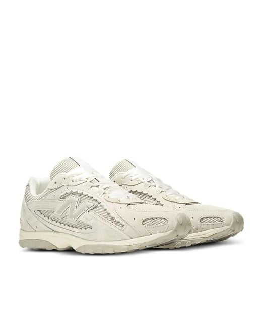 New Balance White 204 Lace-Up Sneakers for men