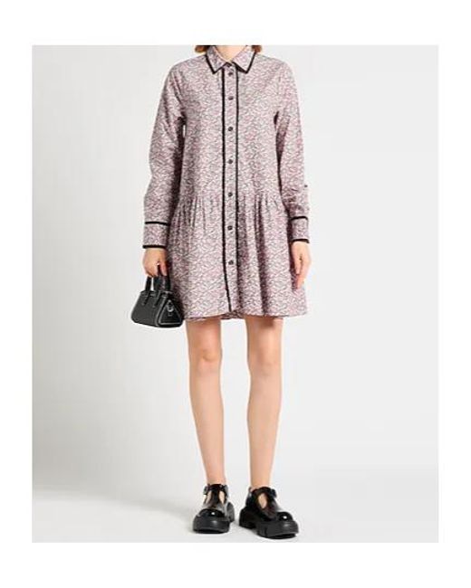 Ganni Purple Shirt Dress