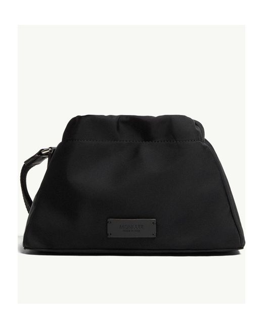 Moncler Black Trick Water-Repellent Pouch
