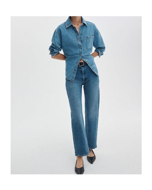 Rag & Bone Blue Patch-Pocket Shirt