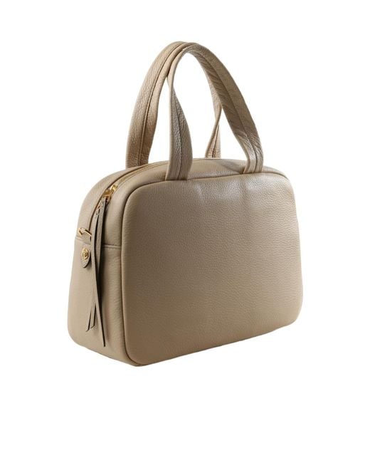Tory Burch Natural Leather Satchel