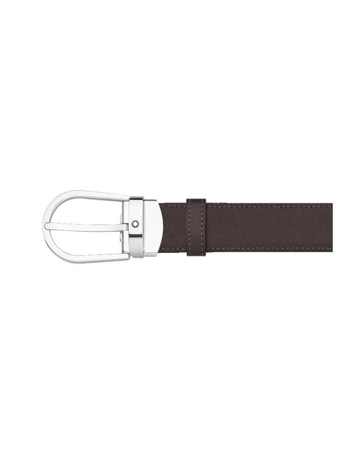 Montblanc Multicolor Horseshoe-Buckle Reversible Belt for men