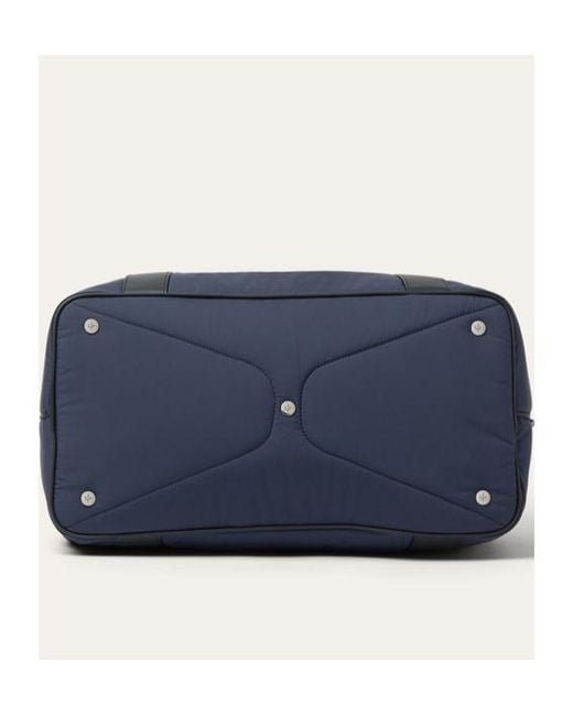 Loro Piana Blue Medium Wind Duffle Bag for men