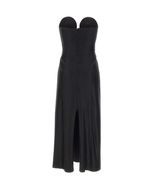 Rabanne Black Rabanne Strapless Sweetheart Midi Dress