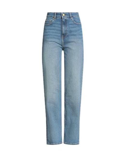 Ganni Blue Denim Trousers