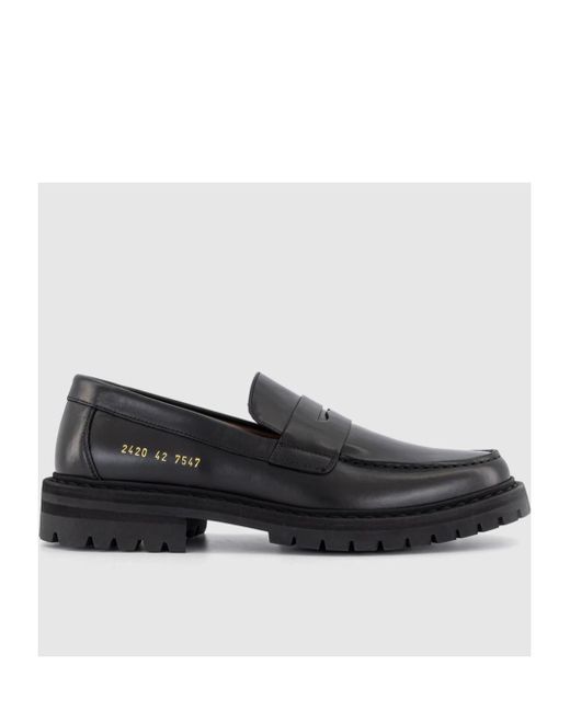 Common Projects White Coordinates-Print Loafers for men