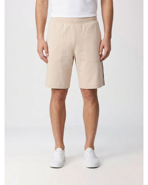 EA7 Natural Mesh Panel Shorts for men