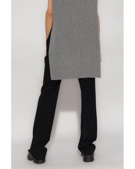 Stella McCartney Black Pleated Front Trousers