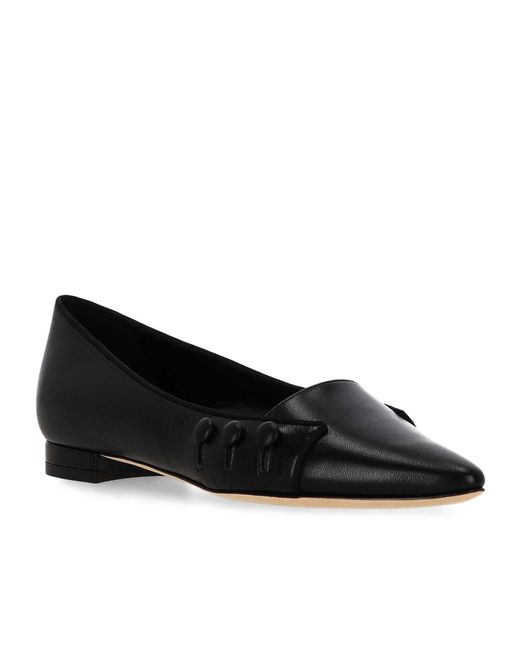 Manolo Blahnik Black Ballerina