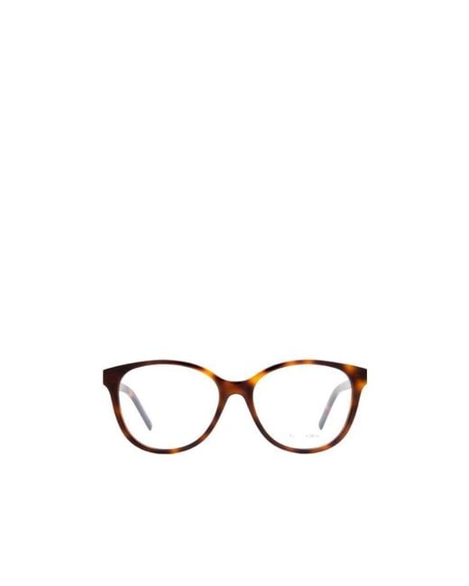 Saint Laurent Multicolor Eyewear Cat-Eye Frame Glasses