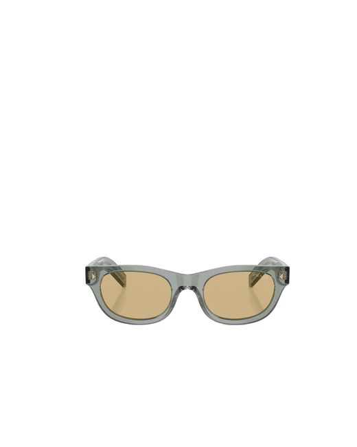 Prada Metallic Eyewear Butterfly Frame Sunglasses for men