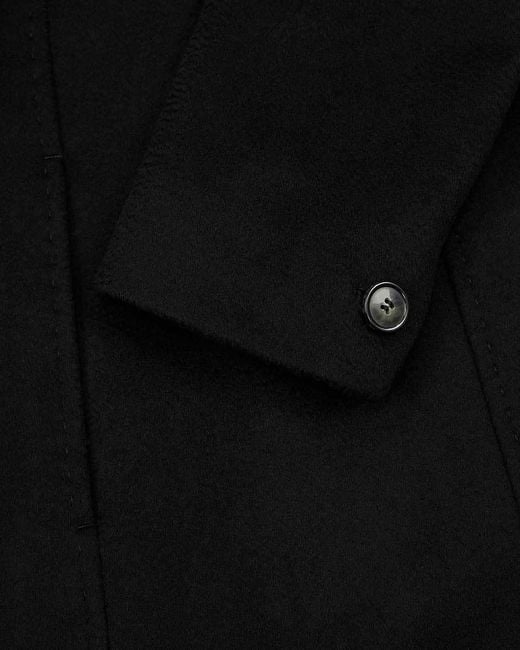 Weekend by Maxmara Black Single-Breasted Coat