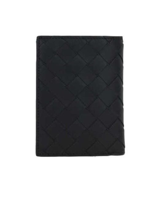 Bottega Veneta Black Logo Wallet for men