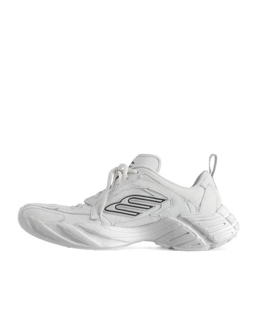Balenciaga White "Monday" Sneaker for men