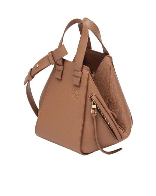 Loewe Brown Compact Hammock Bag