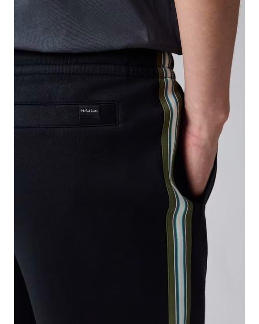 Paul Smith Black Ps Paul Smith Side Stripe Wide-Leg Pants for men