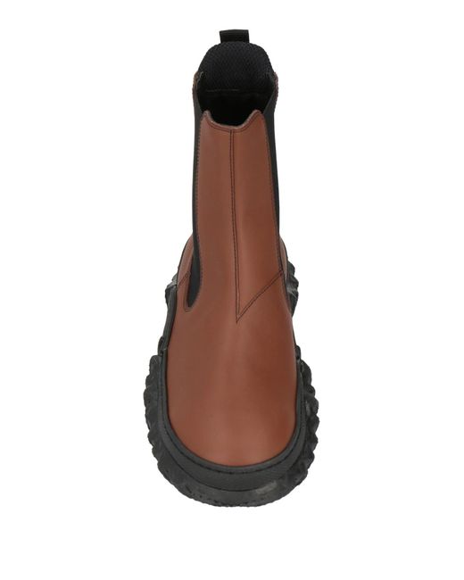 Marni Brown Pointed Toe Ankle Boots