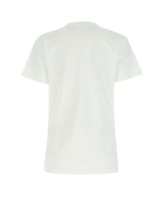 Isabel Marant White Isabel Marant Étoile Aby Crewneck T-Shirt