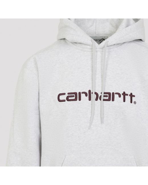 Carhartt Gray Hooded Carhartt Sweat for men