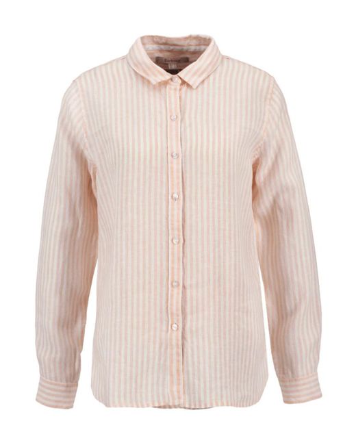 Barbour Pink Marine Relaxed Long-Sleeved Shirt