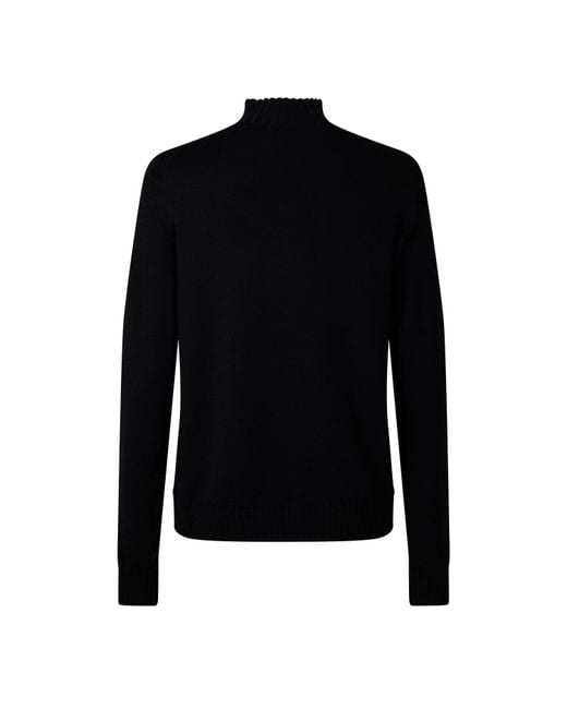 Vivienne Westwood Black Turtleneck Long-Sleeve Knit Sweater for men