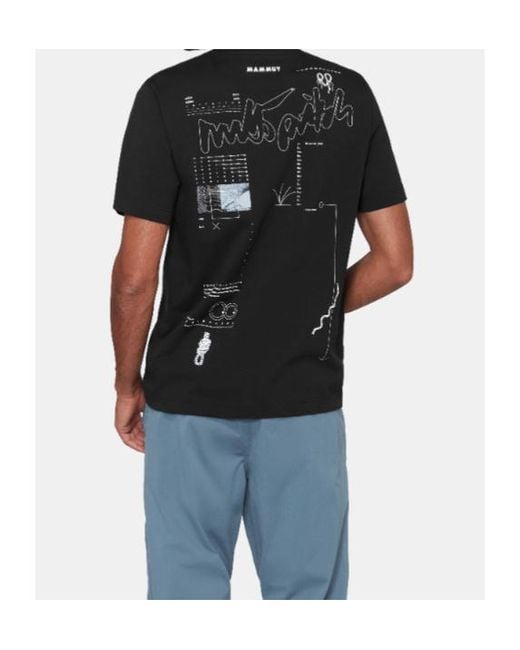 Mammut Black Base T-Shirt Multi-Pitch for men