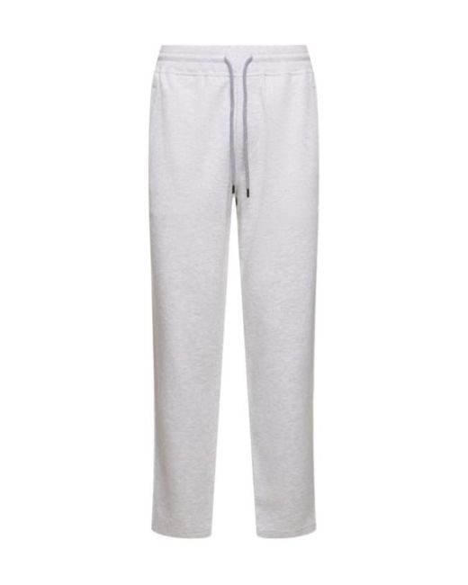 Brunello Cucinelli Gray Elastic Waist Sweatpants for men