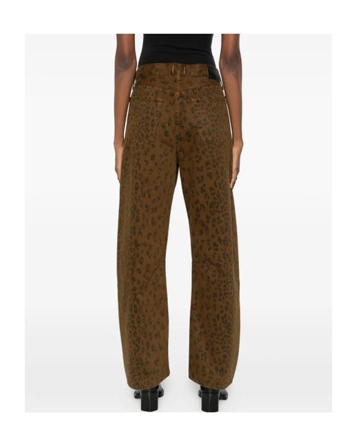 Citizens of Humanity Brown Miro Patterned Jeans