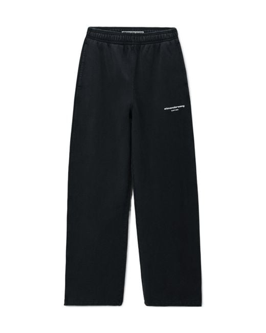 Alexander Wang Black Mid-Rise Athletic Sweatpants
