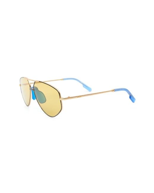 KENZO Metallic Logo Sunglasses for men