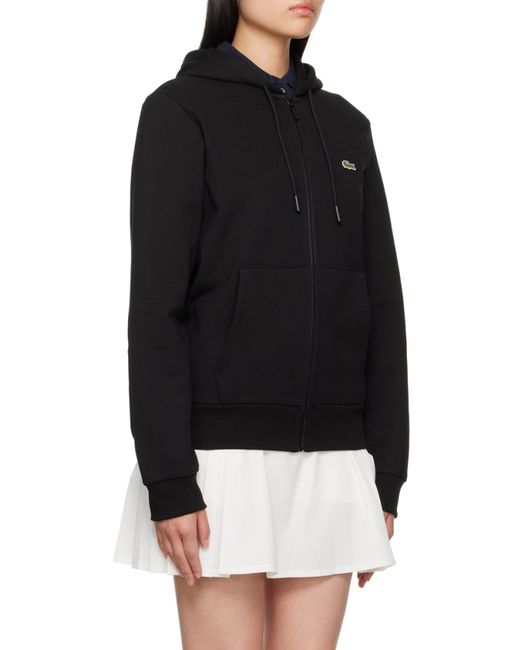 Lacoste Black Hooded Sweatshirt Sweater for men