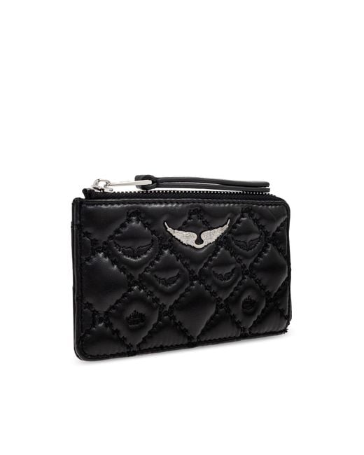 Zadig & Voltaire Black Quilted Wallet