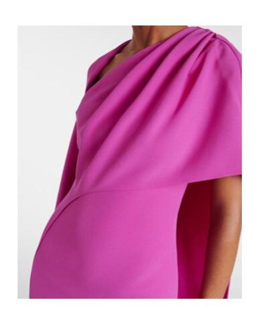 Safiyaa Pink Contessa Asymmetric Gown