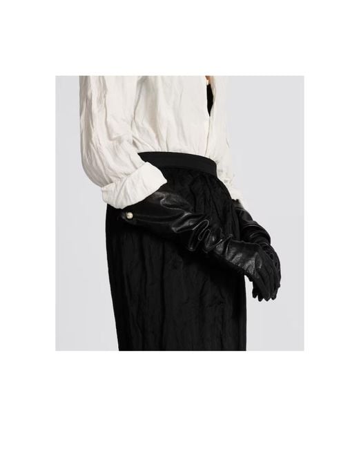 Dior Tribales Long Gloves in Black | Lyst