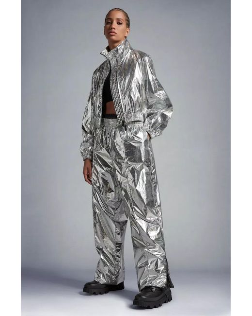 Moncler White Flatbush Windbreaker