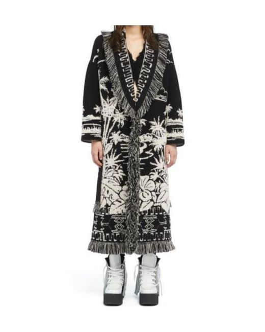Alanui Black Palm Grove Tales Coat