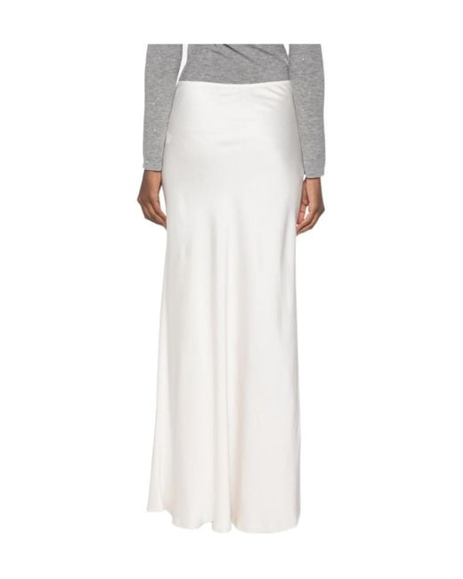 Fabiana Filippi White Pleated Skirt